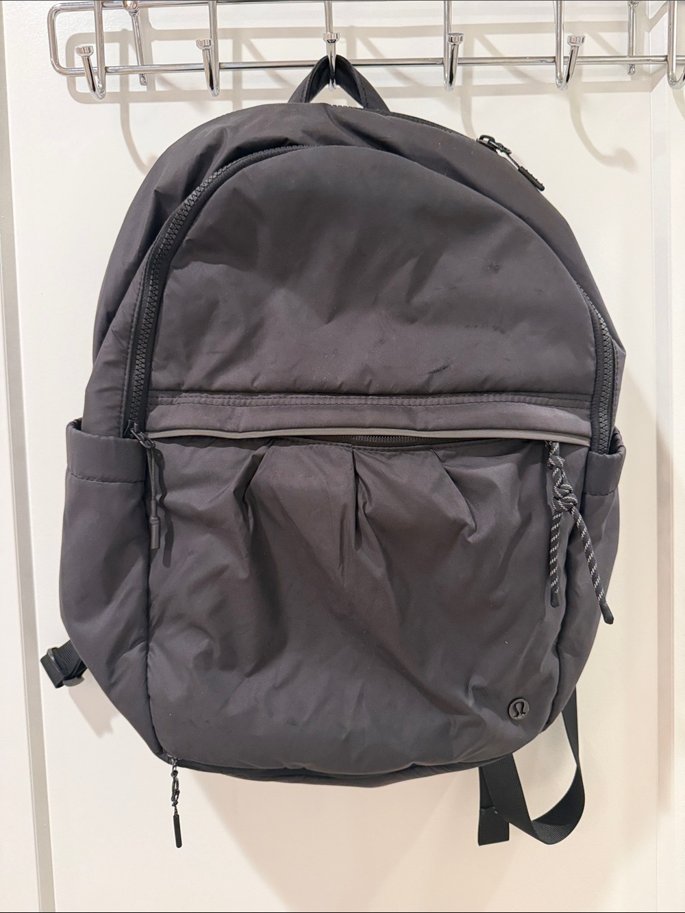 Black LuLuLemon Backpack - Lightweight Everyday Bag
